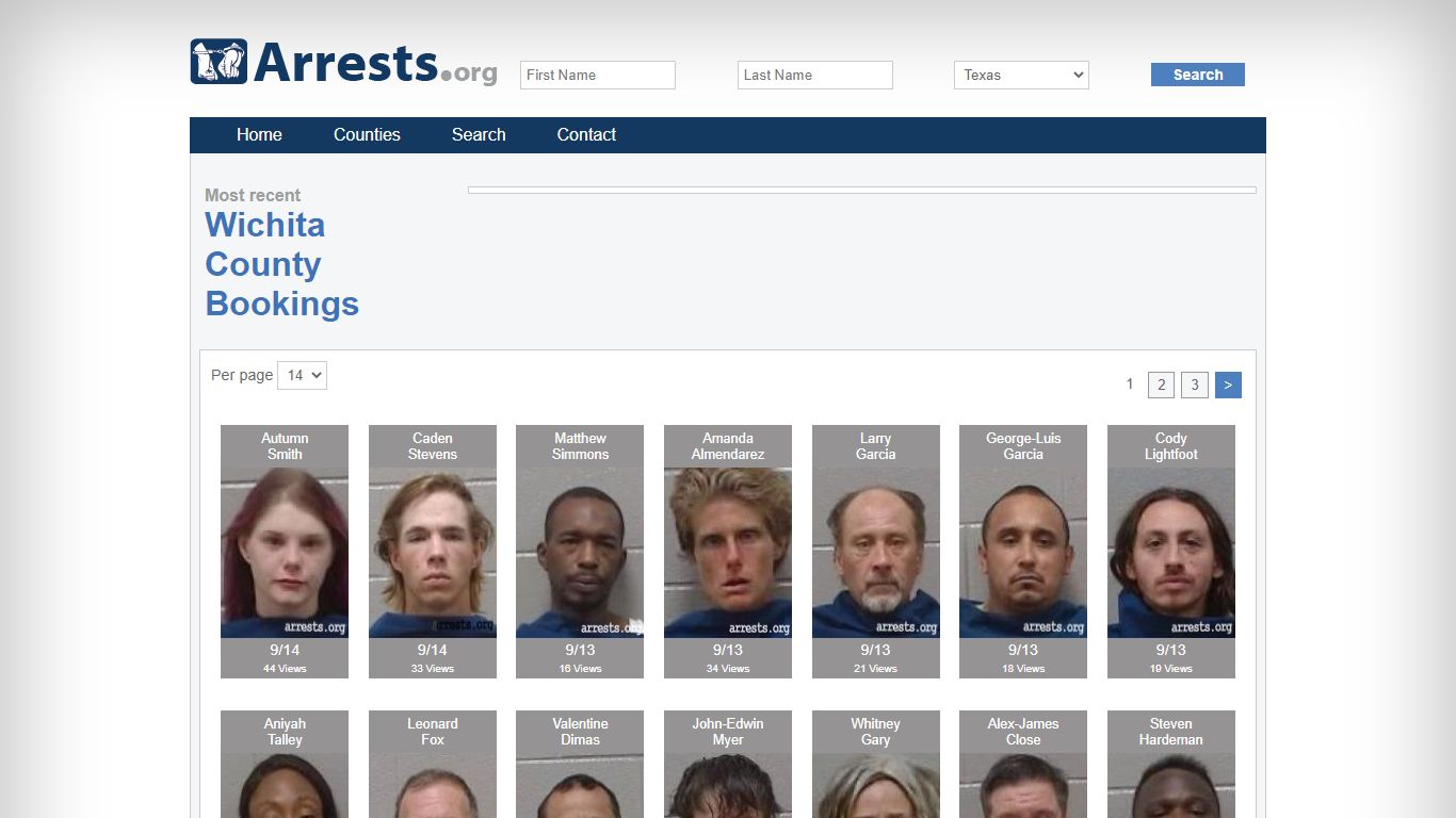 Wichita County Arrests and Inmate Search